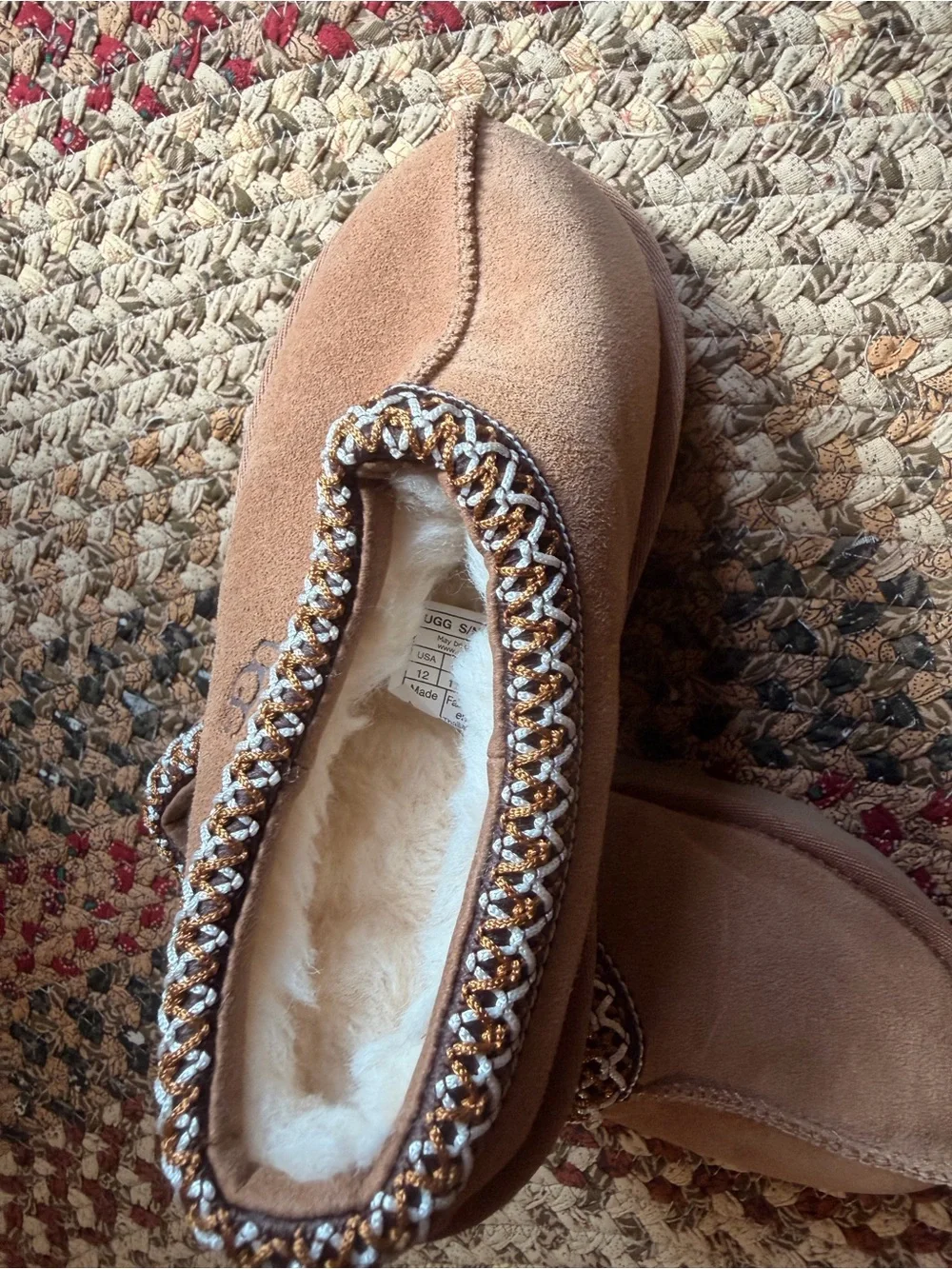 UGG Kids Chestnut Moccasin Slippers | BRAND NEW